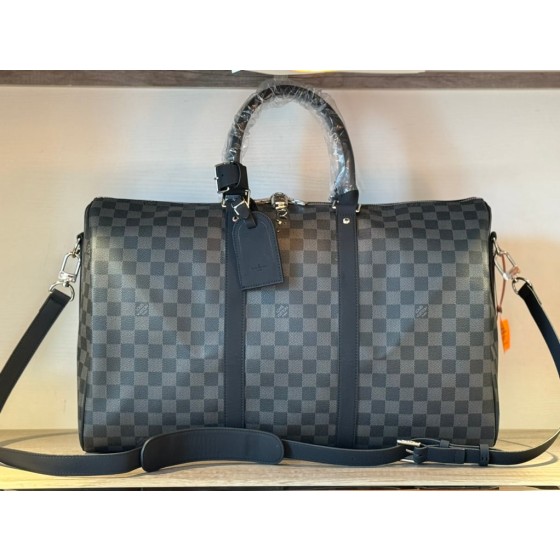 Louis Vuitton Keepall Bandouli猫re 45 (Damier Graphite)